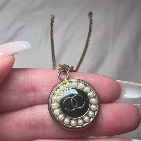 chanel upcycled necklace|Upcycled Chanel Jewelry .